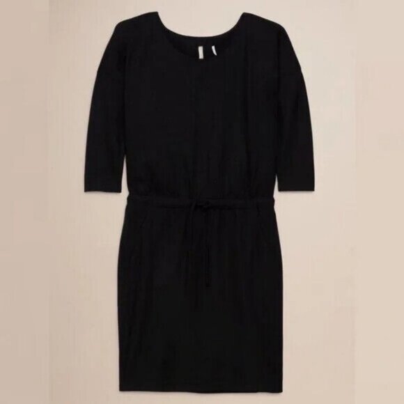 Aritzia Dresses & Skirts - Aritzia The Group by Babaton Kaling 100% Wool Dress Black Size Small Tie Waist S